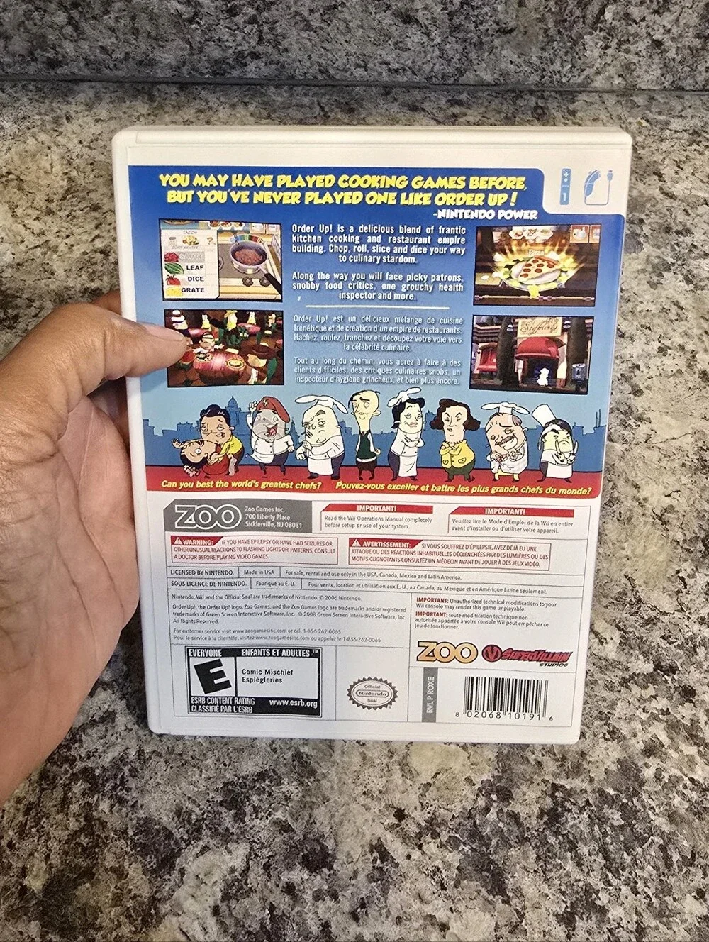 Wii Order Up (Nintendo Wii) CIB Complete & Tested